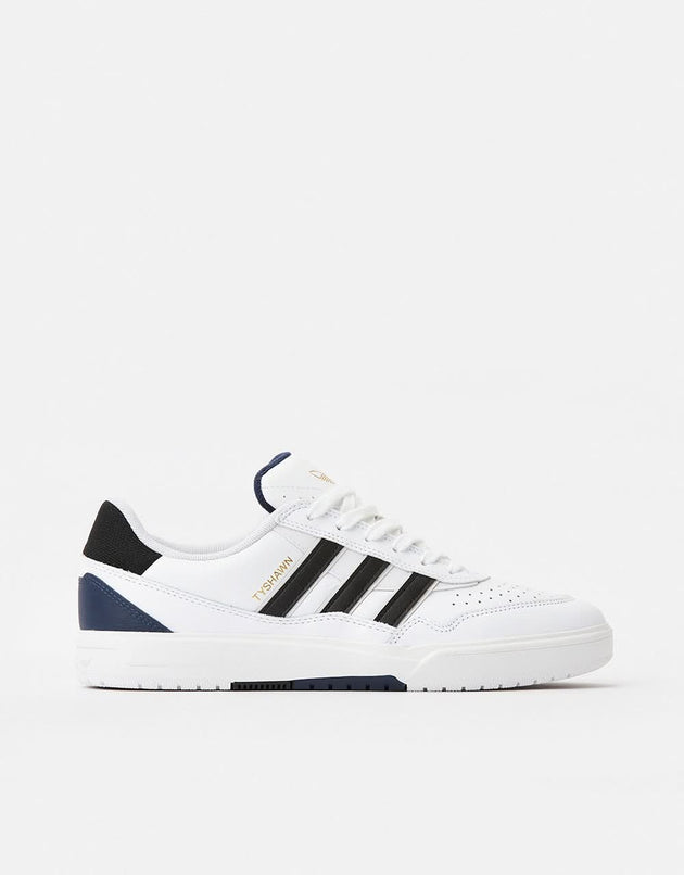 adidas Tyshawn II Skate Shoes - White/Core Black/Collegiate Navy