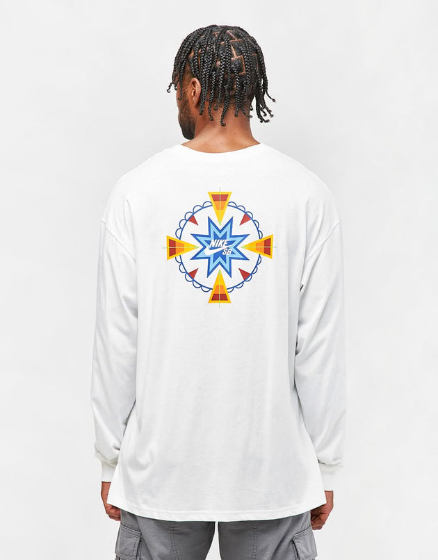 Nike SB x Di'orr Greenwood M90 L/S T-Shirt - White