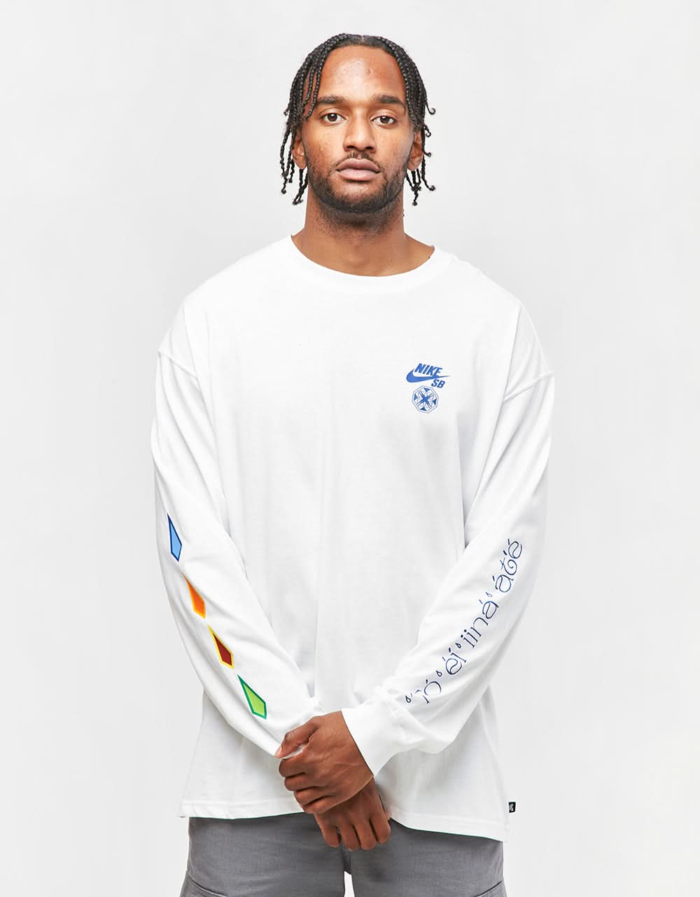 Nike SB x Di'orr Greenwood M90 L/S T-Shirt - White