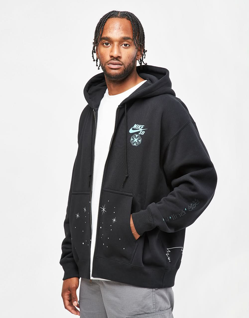 Sudadera con capucha Nike SB x Di'orr Greenwood - Negro