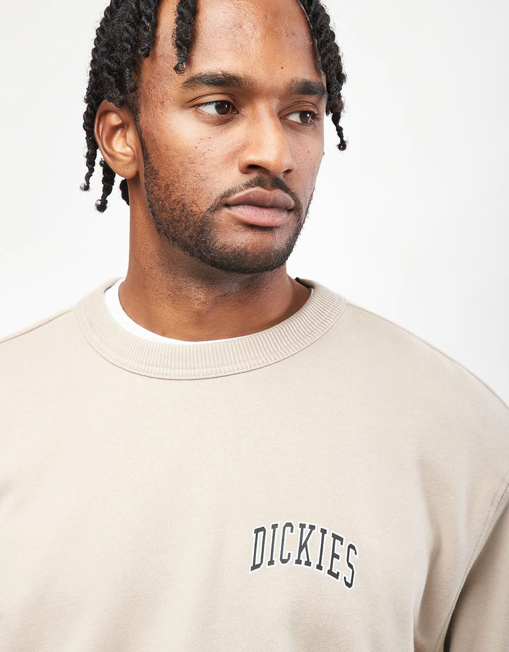 Sweat-shirt Dickies Aitkin Chest - Grès