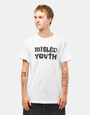 T-shirt da ragazzo Zero Misled - Bianca/Nera