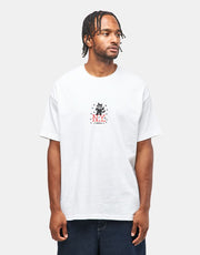 T-Shirt Chat 5boro NYC NY - Blanc/Rouge