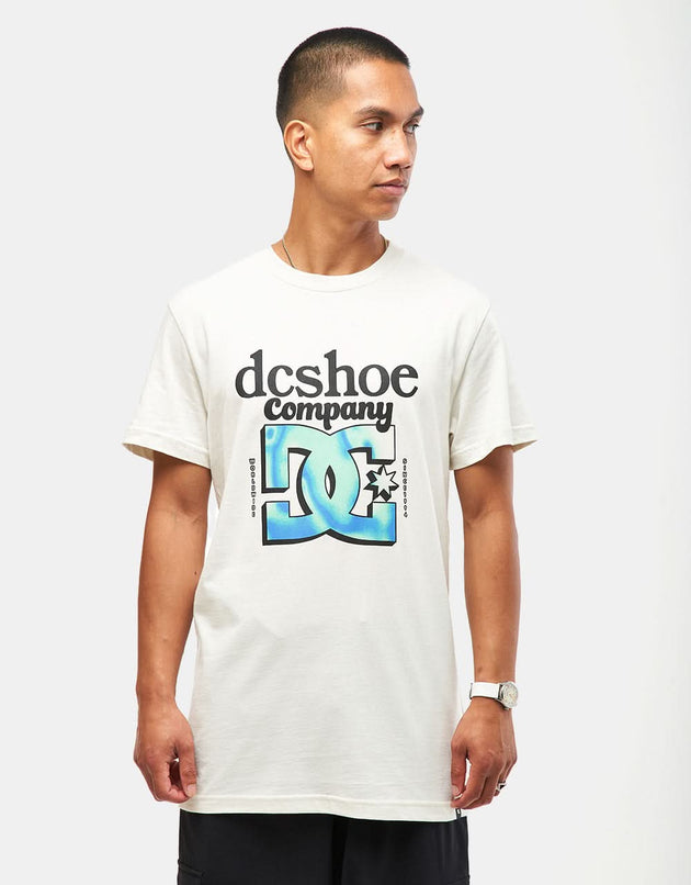 DC Overspray T-Shirt - Lily White