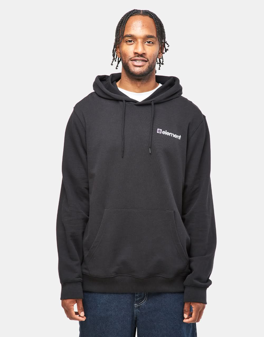 Element Joint Cube Pullover Hoodie - Flint Black