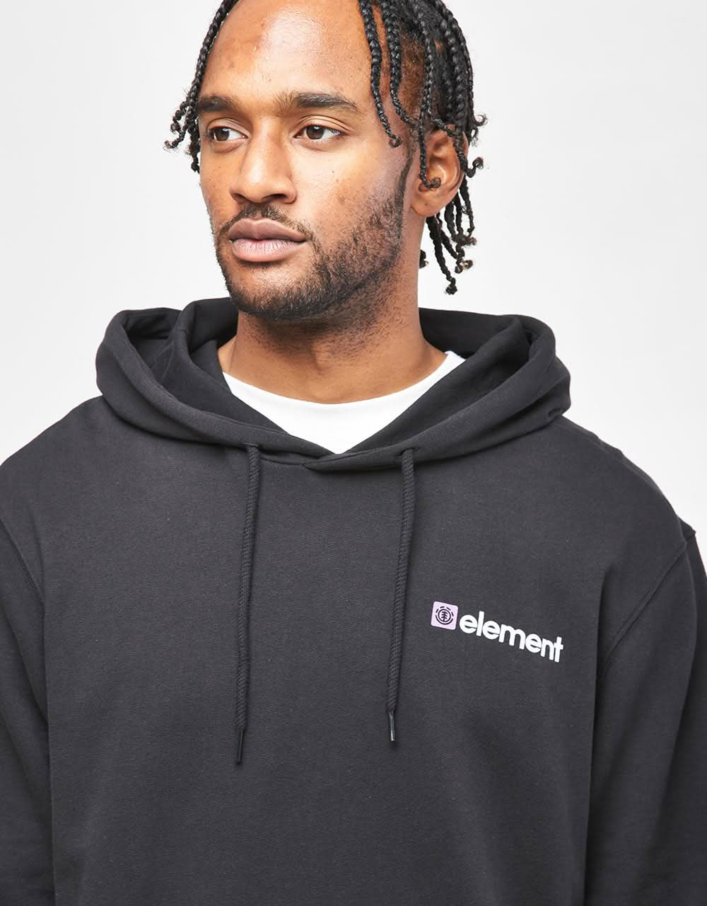 Element Joint Cube Pullover Hoodie - Flint Black