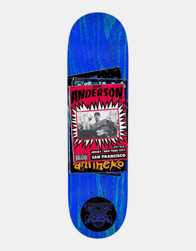 Thrasher x Anti Hero BA Covers Skateboard Deck - 9"