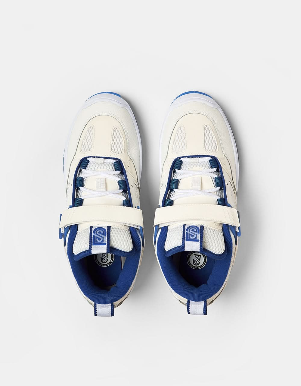 Chaussures de skate DC JS 1 - Blanc/Bleu