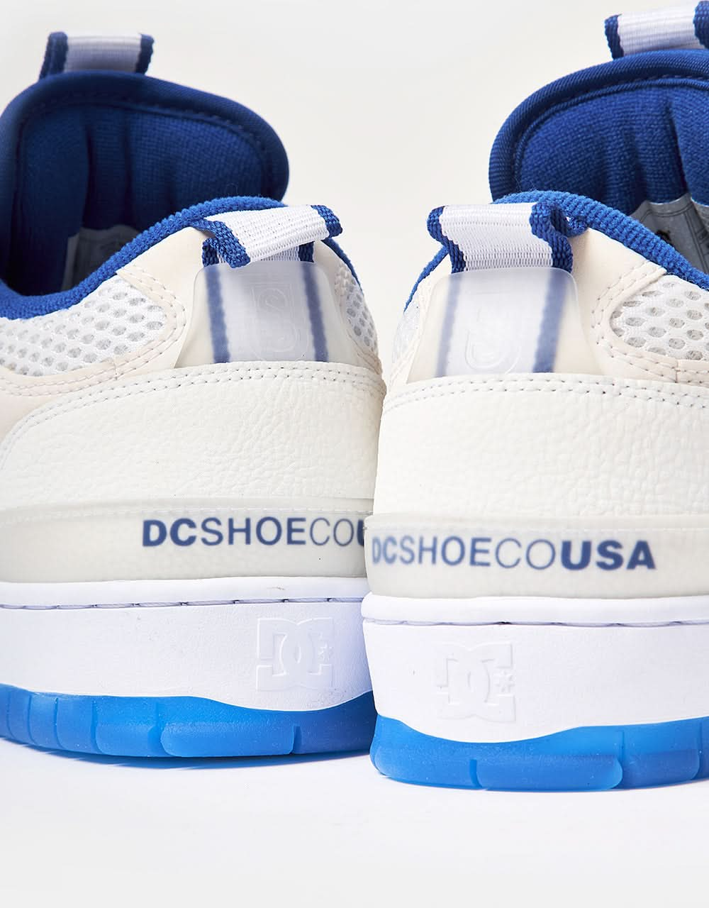 Chaussures de skate DC JS 1 - Blanc/Bleu