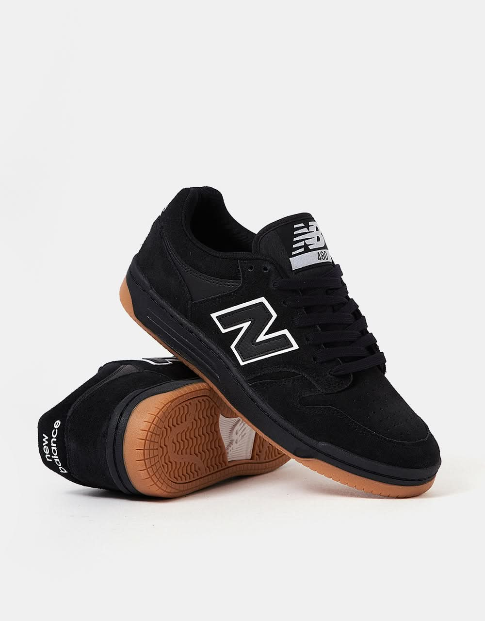 New Balance Numeric 480 Skate Shoes - Black/Black