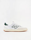 Chaussures de skate New Balance Numeric 440 V2 - Blanc/Vert