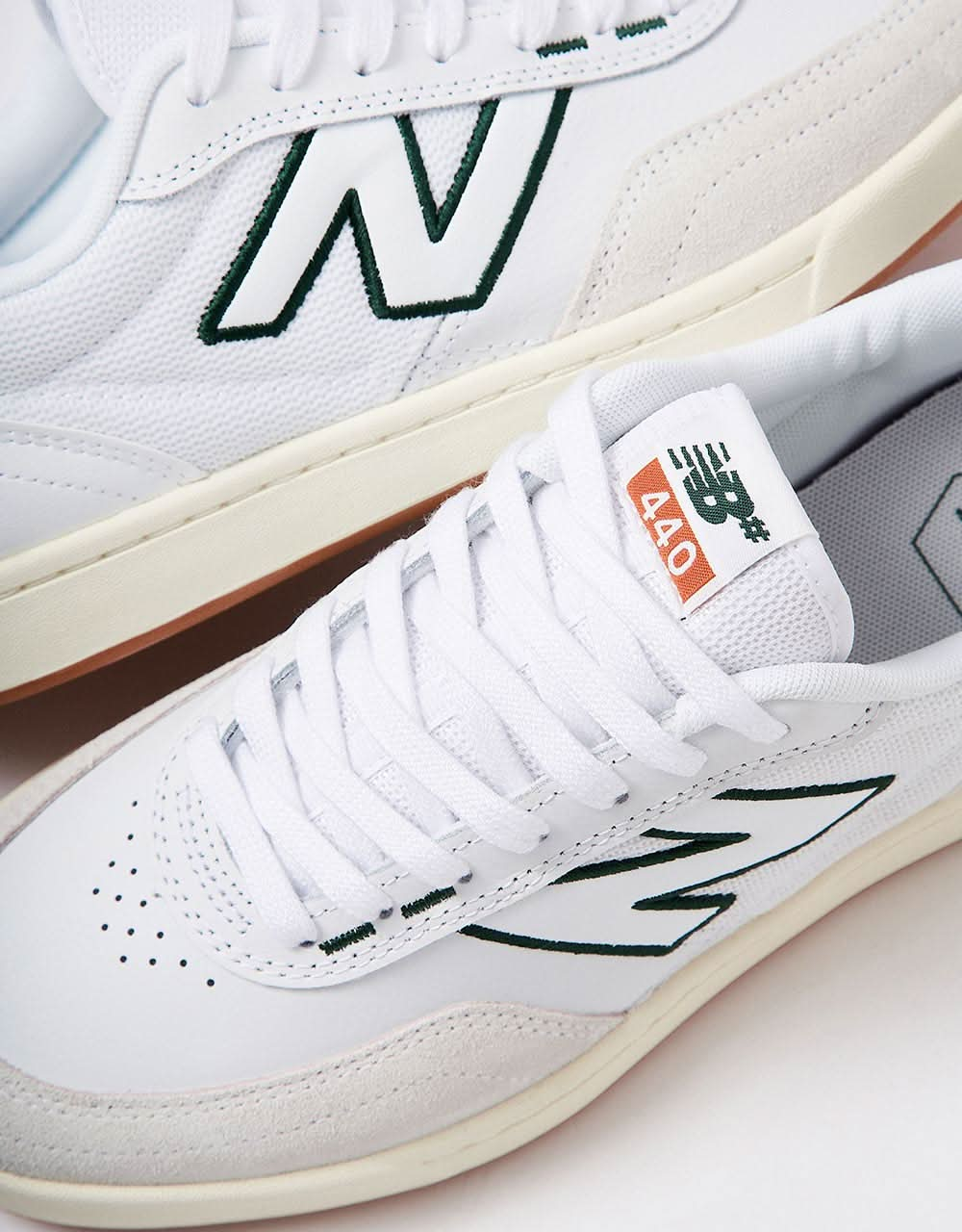 Chaussures de skate New Balance Numeric 440 V2 - Blanc/Vert