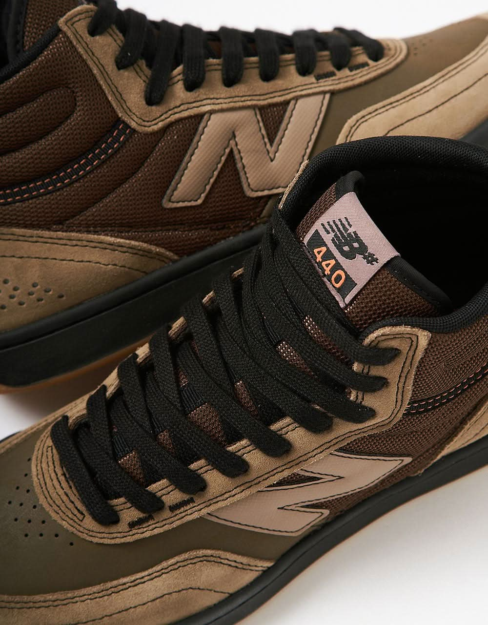 New Balance Numeric 440 High V2 Skate Shoes - Brown Black