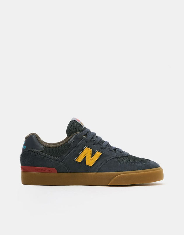 Chaussures de skate New Balance Numeric 574 - Bleu Indigo/Gomme