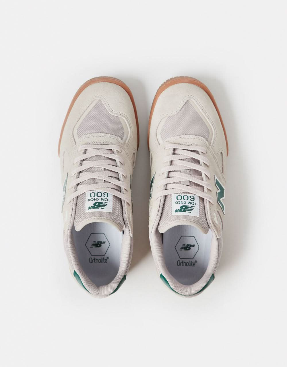 Chaussures de skate New Balance Numeric Tom Knox 600 - Sel de mer/Gomme