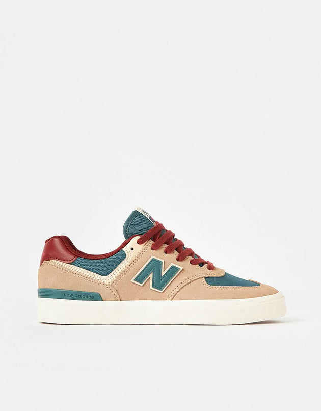 New Balance Numeric 574 zapatos de skate - Tan Sage