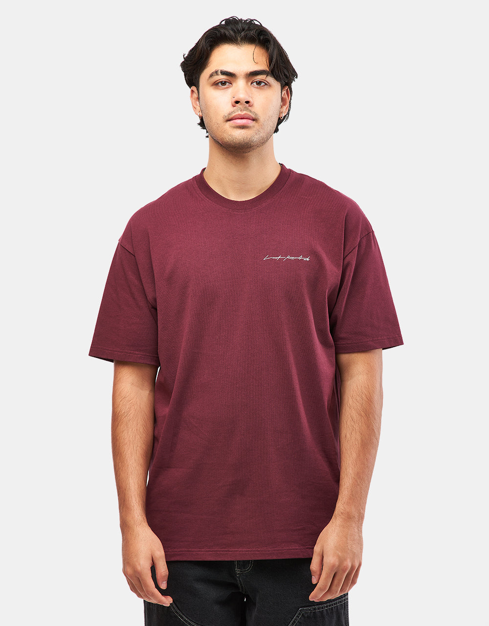 Last Resort AB FIG 16 T-Shirt - Fig Red/White