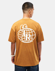 Last Resort AB Atlas Monogram T-Shirt - Golden Brown/White