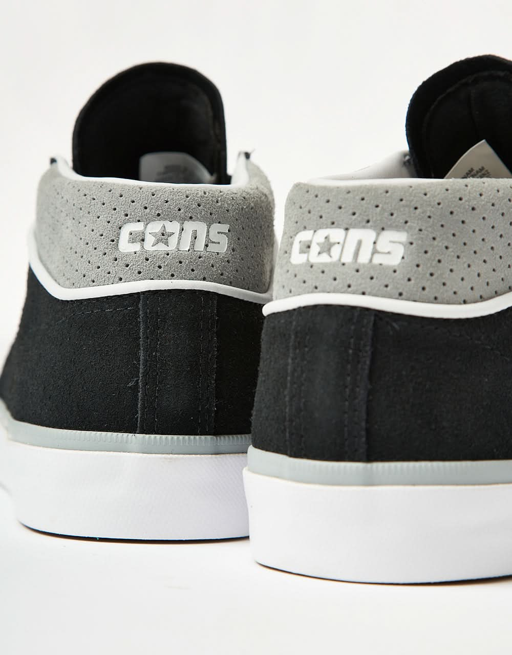 Converse Louie Lopez Pro Gamuza zapatos de skate - Negro/Ash Stone/Blanco