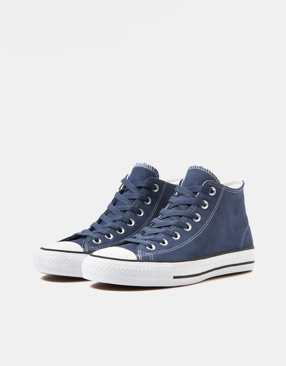 Chaussures de skate Converse Chuck Taylor All Star Pro en daim - Eaux foncées/Blanc/Noir