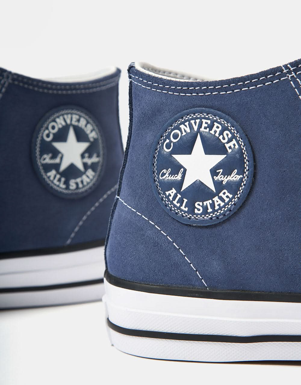 Chaussures de skate Converse Chuck Taylor All Star Pro en daim - Eaux foncées/Blanc/Noir