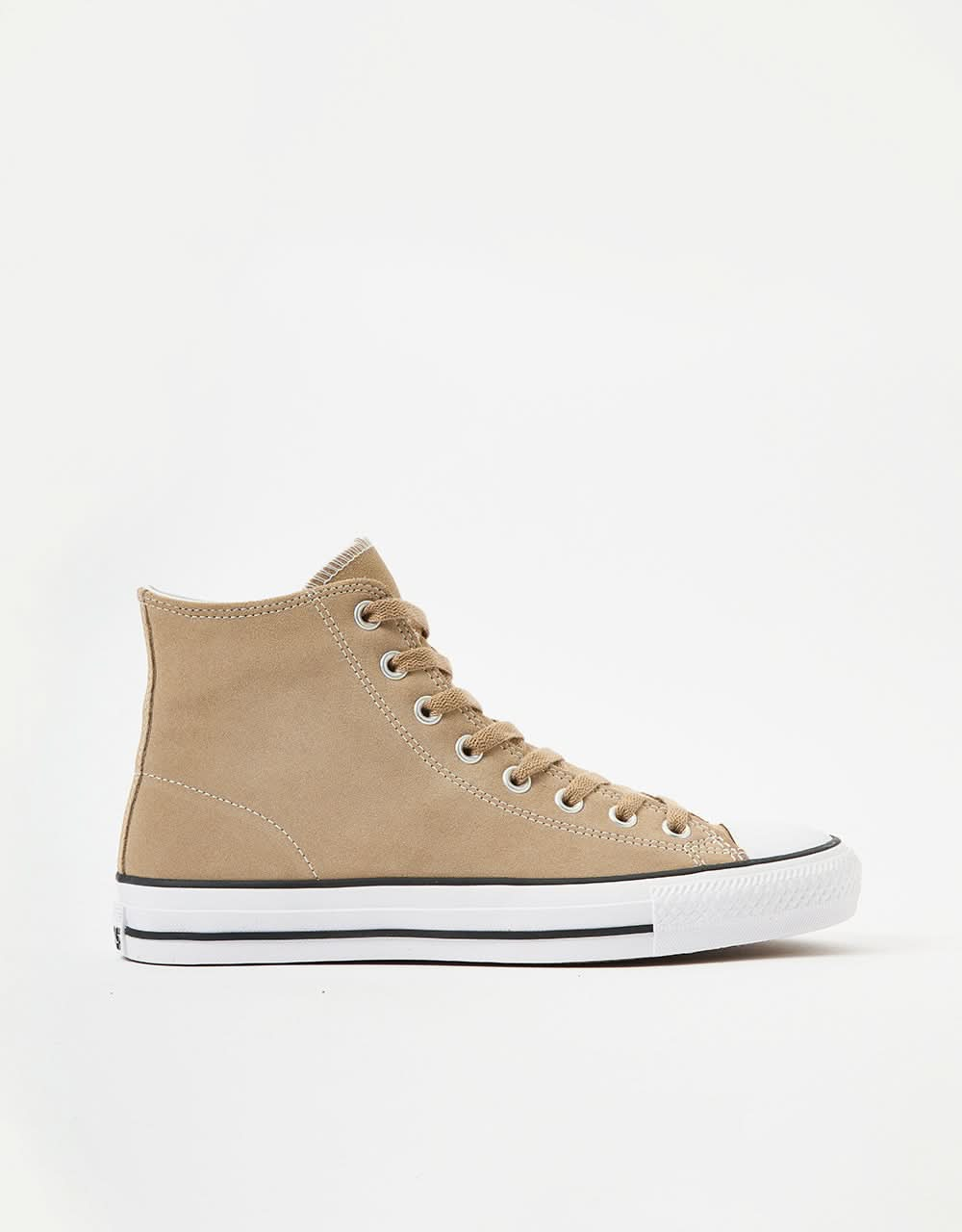 Converse Chuck Taylor All Star Pro Suede Skate Shoes - Nomad Khaki/White/Black