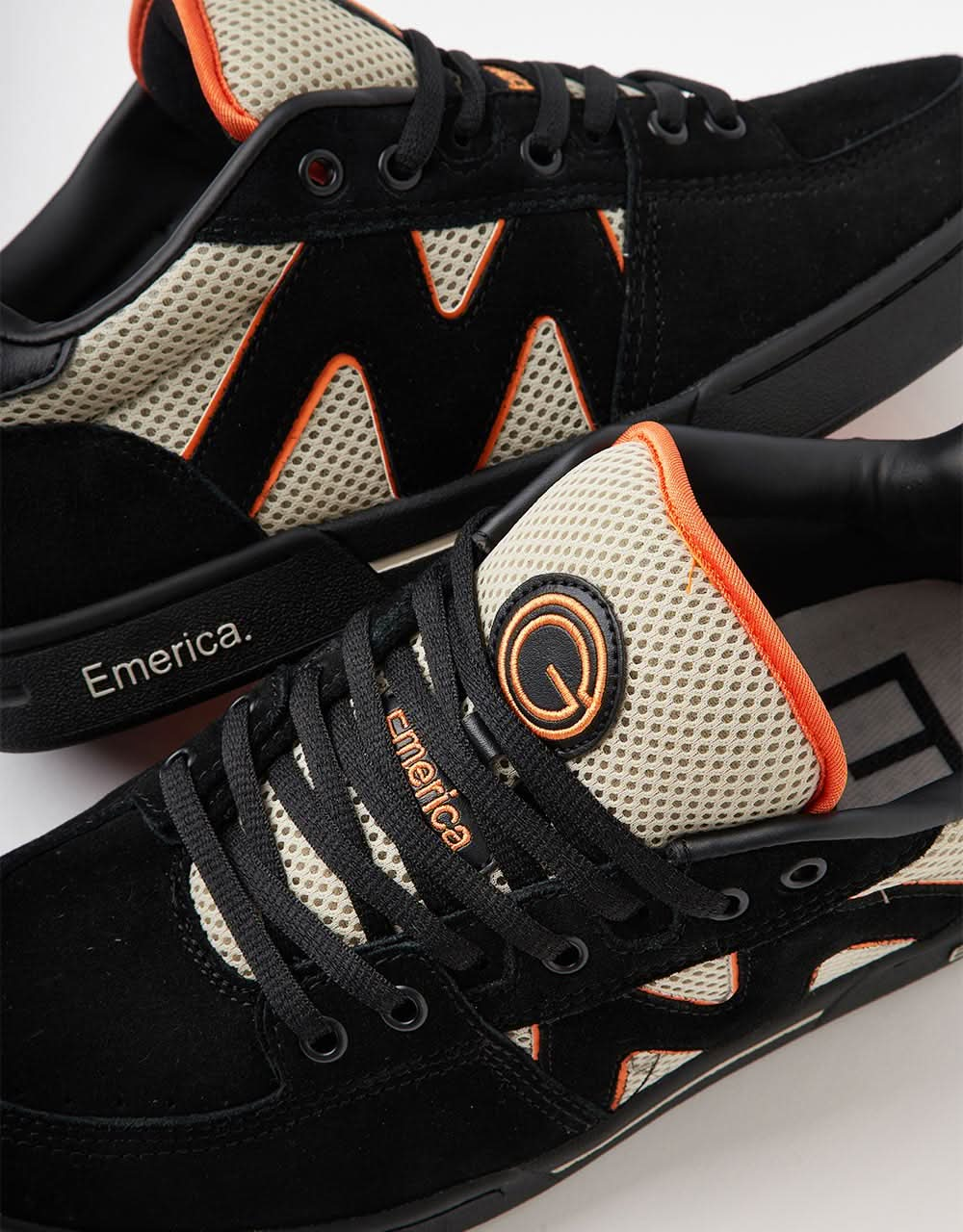 Emerica OG-1 Skate Shoes - Black/Tan/Orange