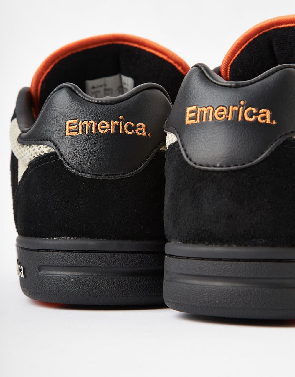 Emerica OG-1 Skate Shoes - Black/Tan/Orange