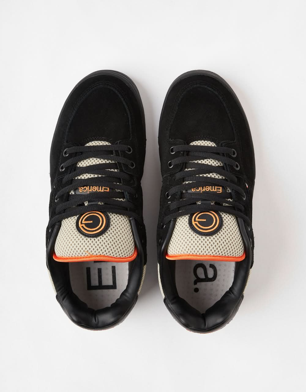 Emerica OG-1 Skate Shoes - Black/Tan/Orange