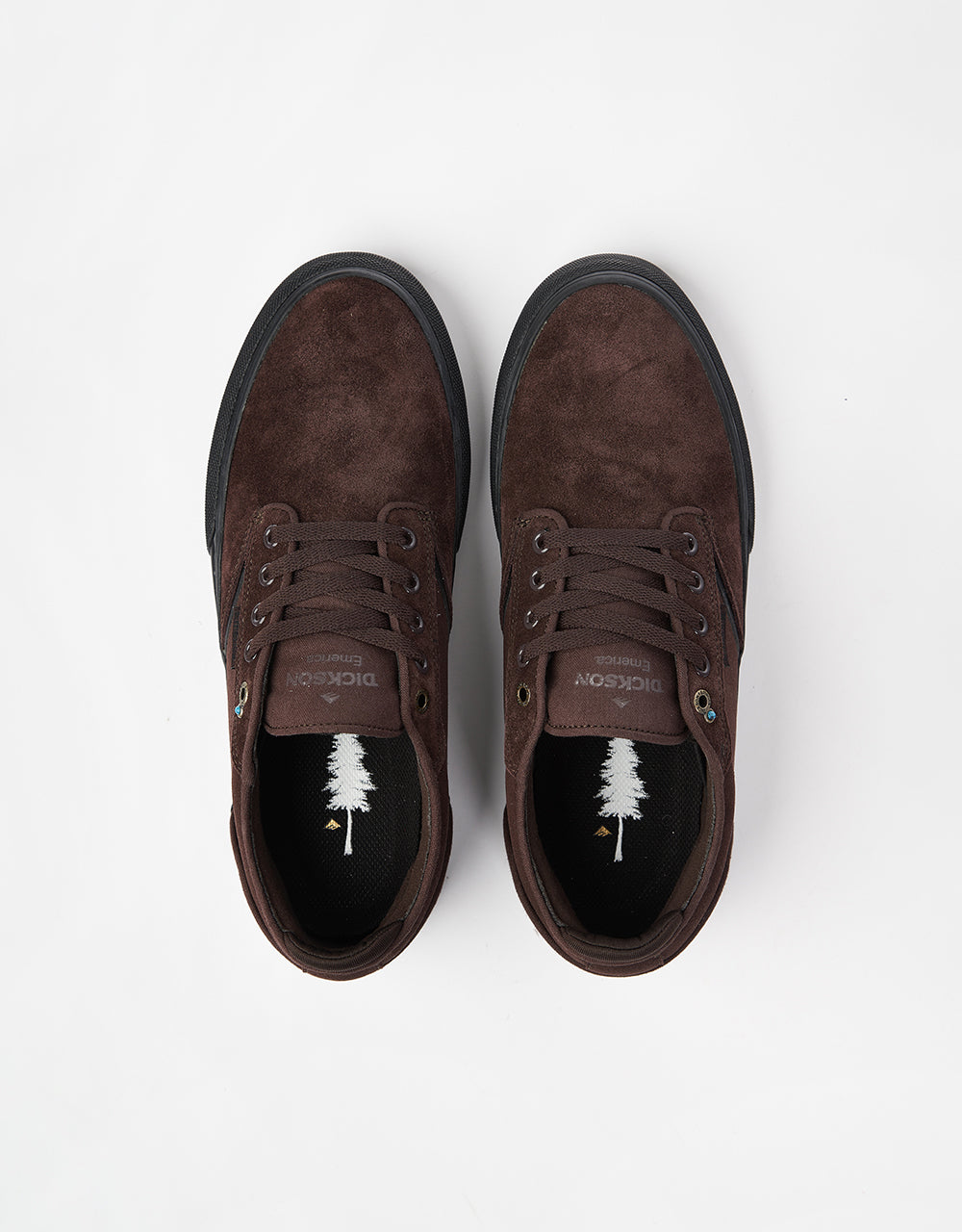 Emerica Dickson Skate Shoes - Chocolate