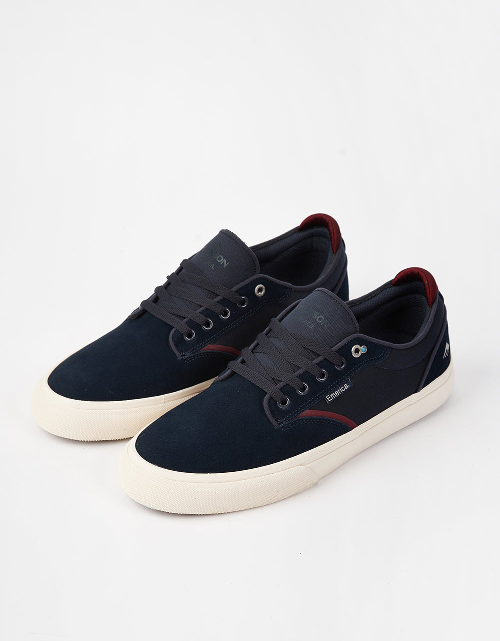 Emerica Dickson Skate Shoes - Navy/Red