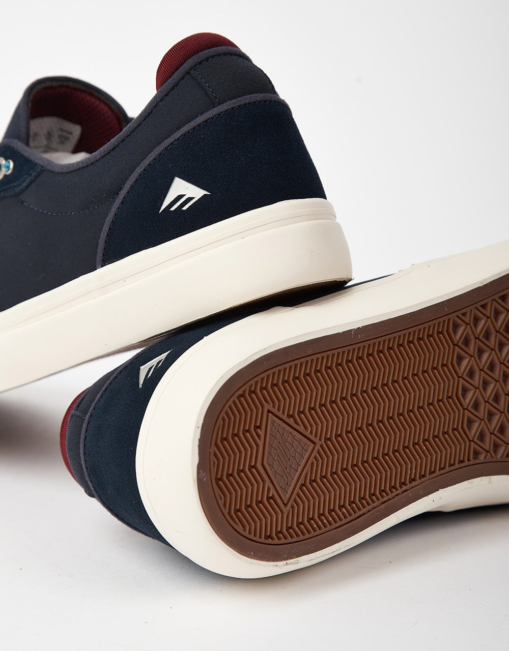 Emerica Dickson Skate Shoes - Navy/Red