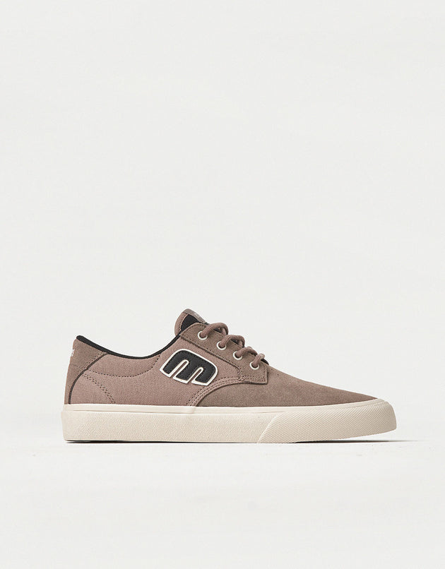 Etnies Barge Plus Skate Shoes - Warm Grey/Black