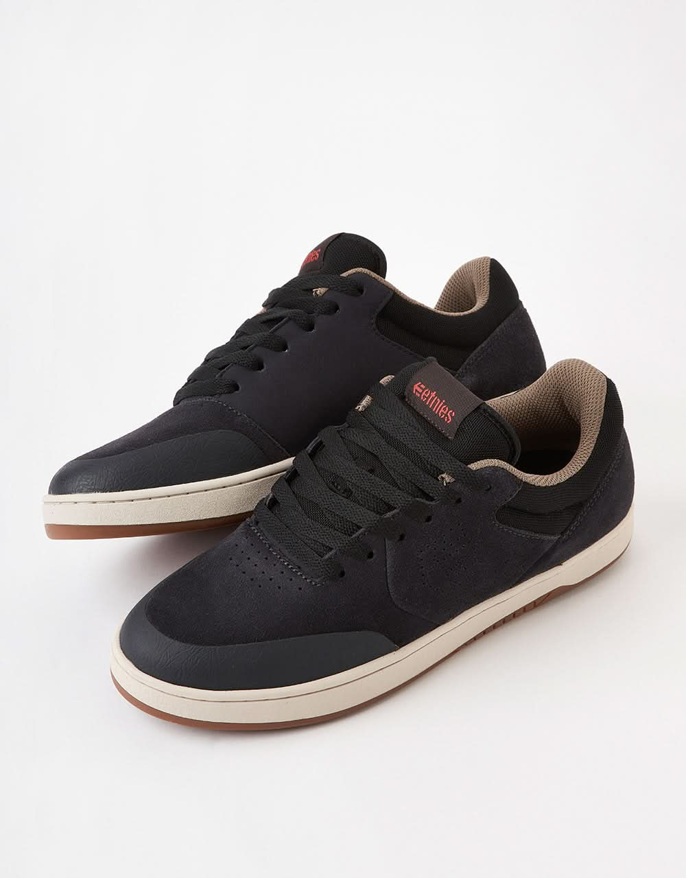 Etnies Marana Skate Shoes - Dark Grey/Black/Red