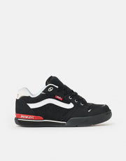 Vans Rowley XLT Skate Shoes - Black/White/Red