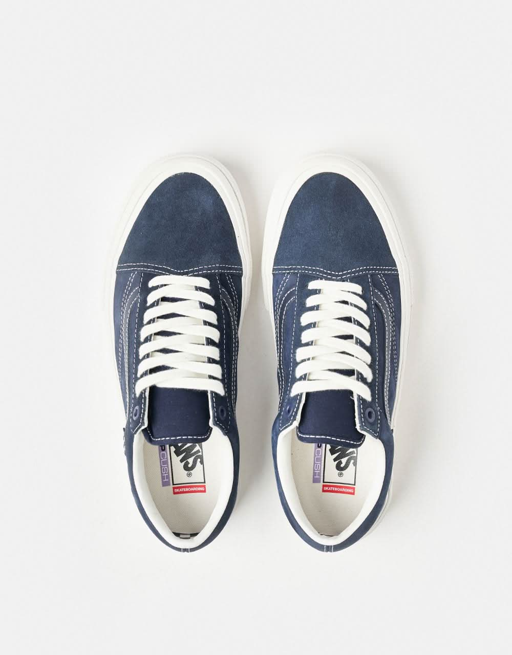 Scarpe Vans Skate Old Skool - Wrapped Deep Navy/Vintage Bianco