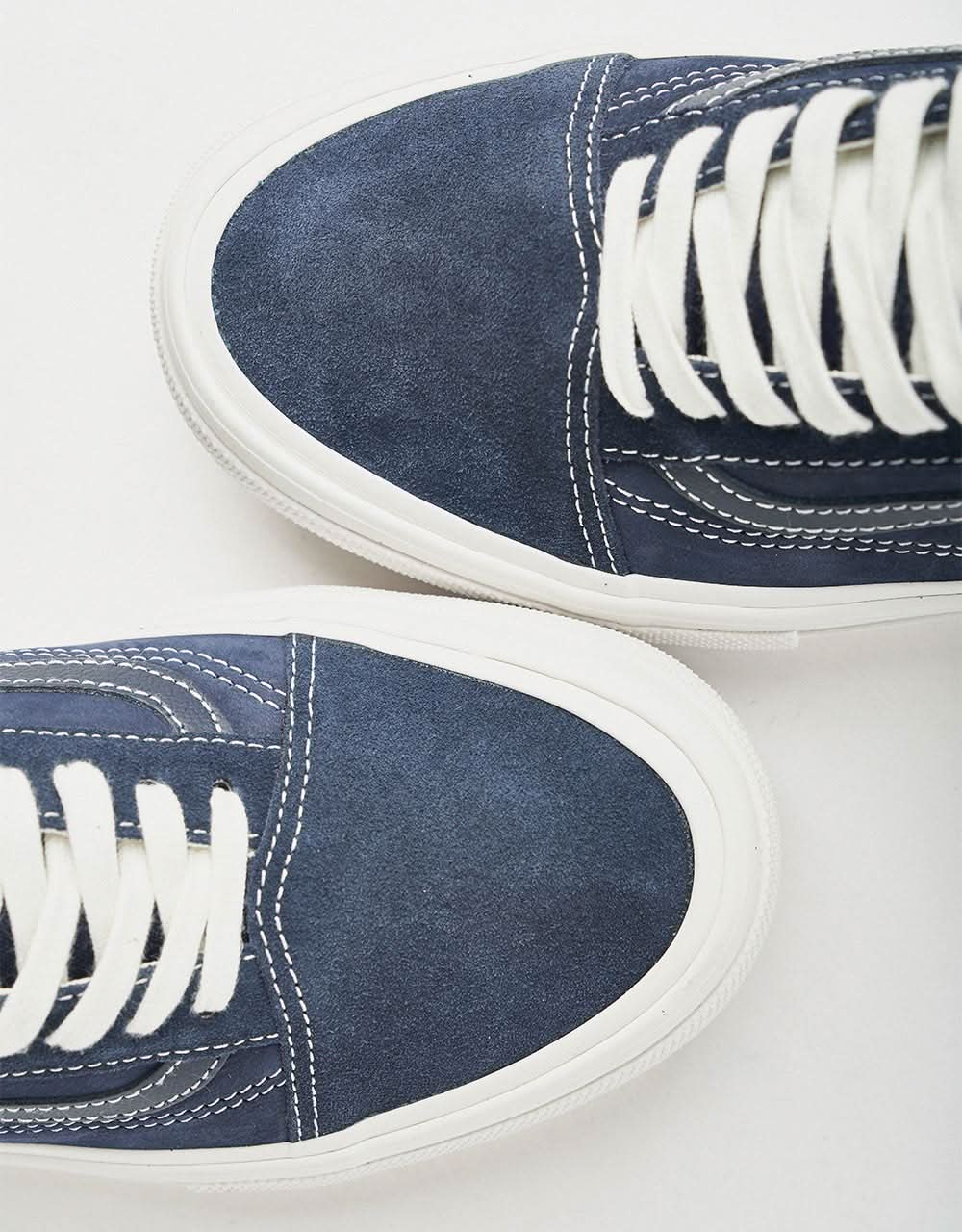 Scarpe Vans Skate Old Skool - Wrapped Deep Navy/Vintage Bianco