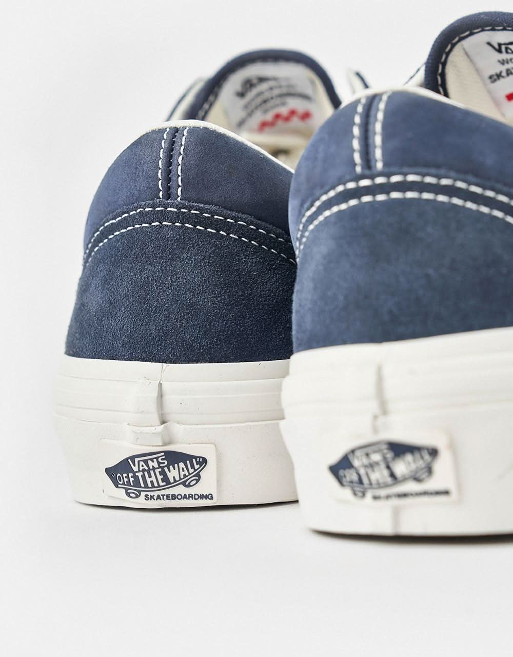 Scarpe Vans Skate Old Skool - Wrapped Deep Navy/Vintage Bianco