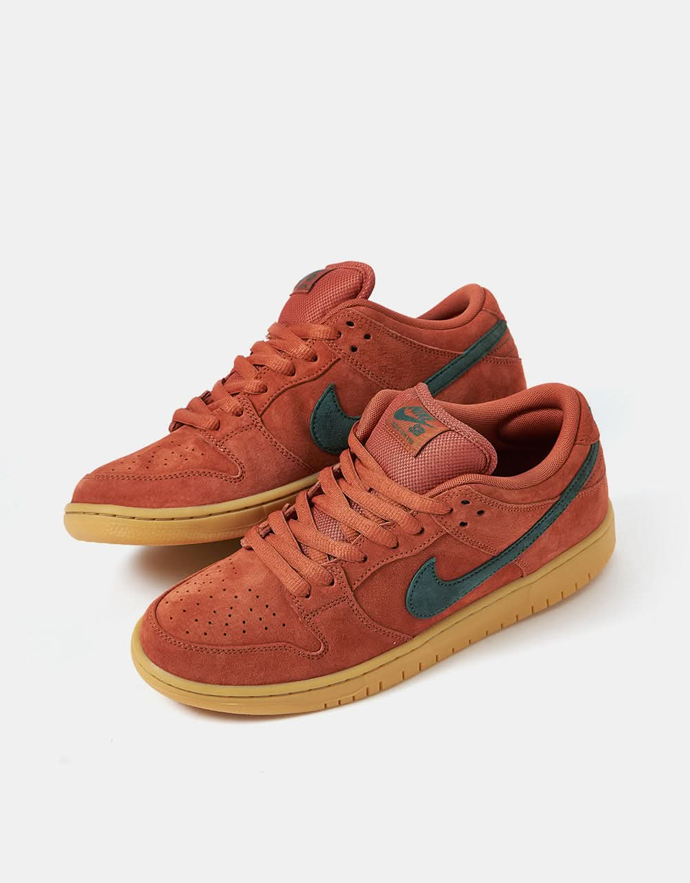 Nike SB Dunk Low Pro Skate Shoes - Burnt Sunrise/Vintage Green