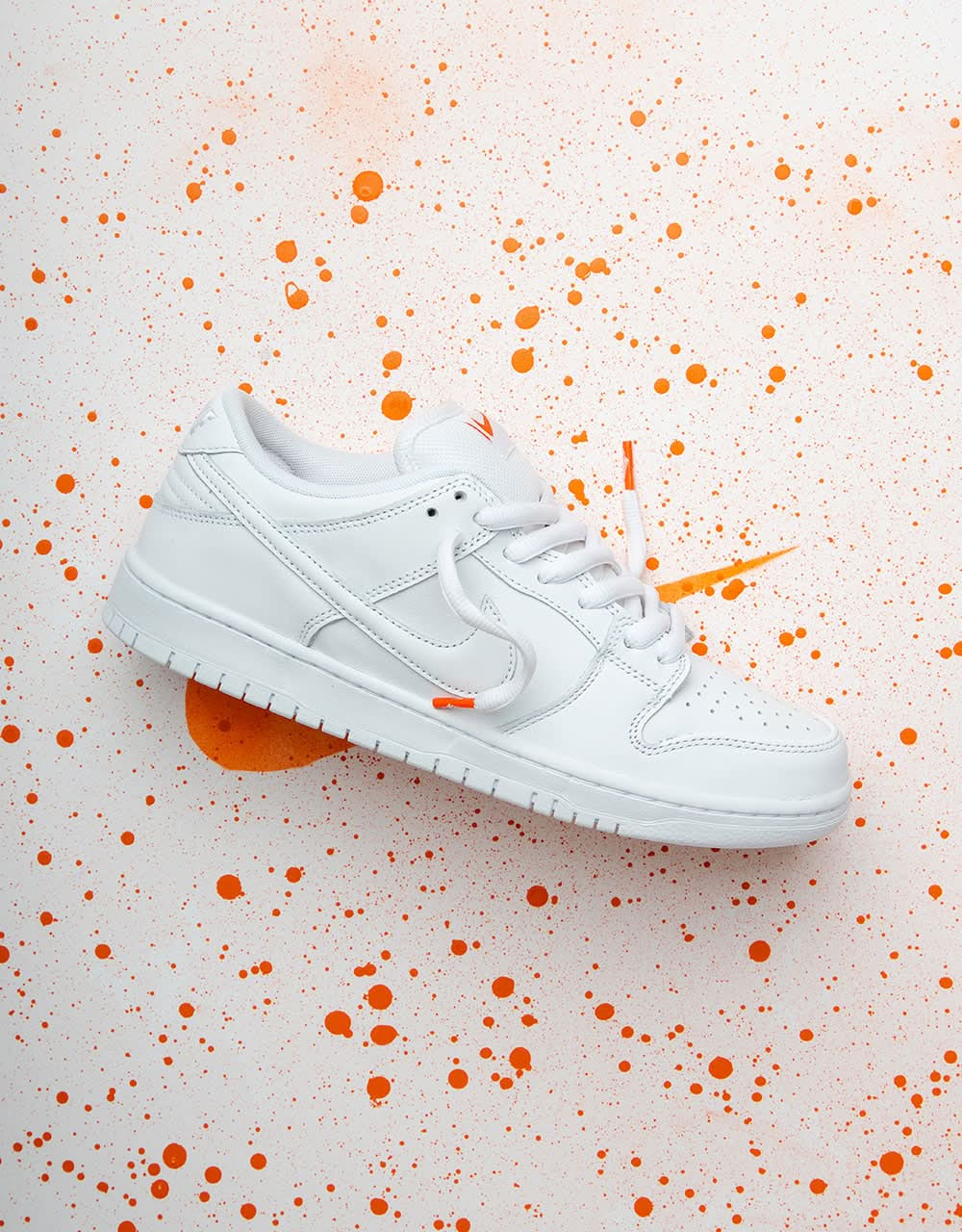 Nike SB 'Orange Label' Dunk Low Pro ISO Chaussures de skate - Blanc/Blanc-Blanc-Blanc