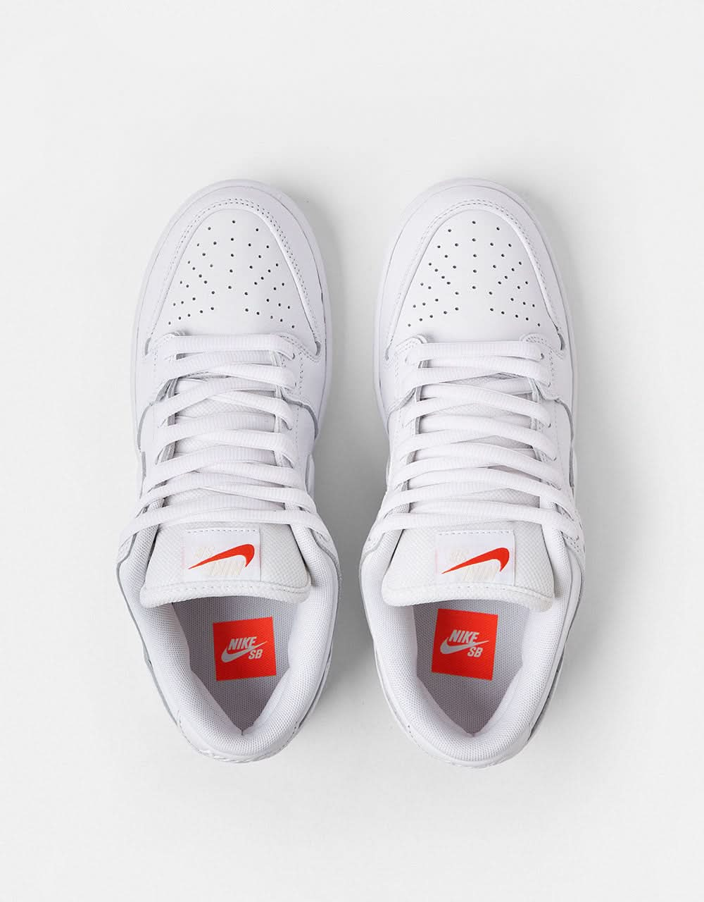 Nike SB 'Orange Label' Dunk Low Pro ISO zapatos de skate - Blanco/Blanco-Blanco-Blanco