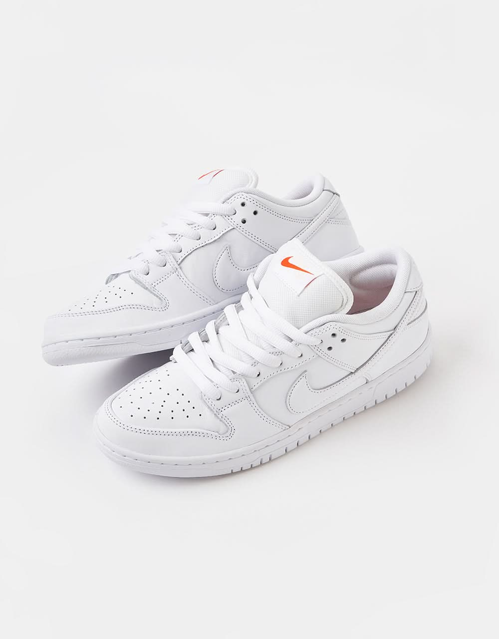 Nike SB 'Orange Label' Dunk Low Pro ISO zapatos de skate - Blanco/Blanco-Blanco-Blanco