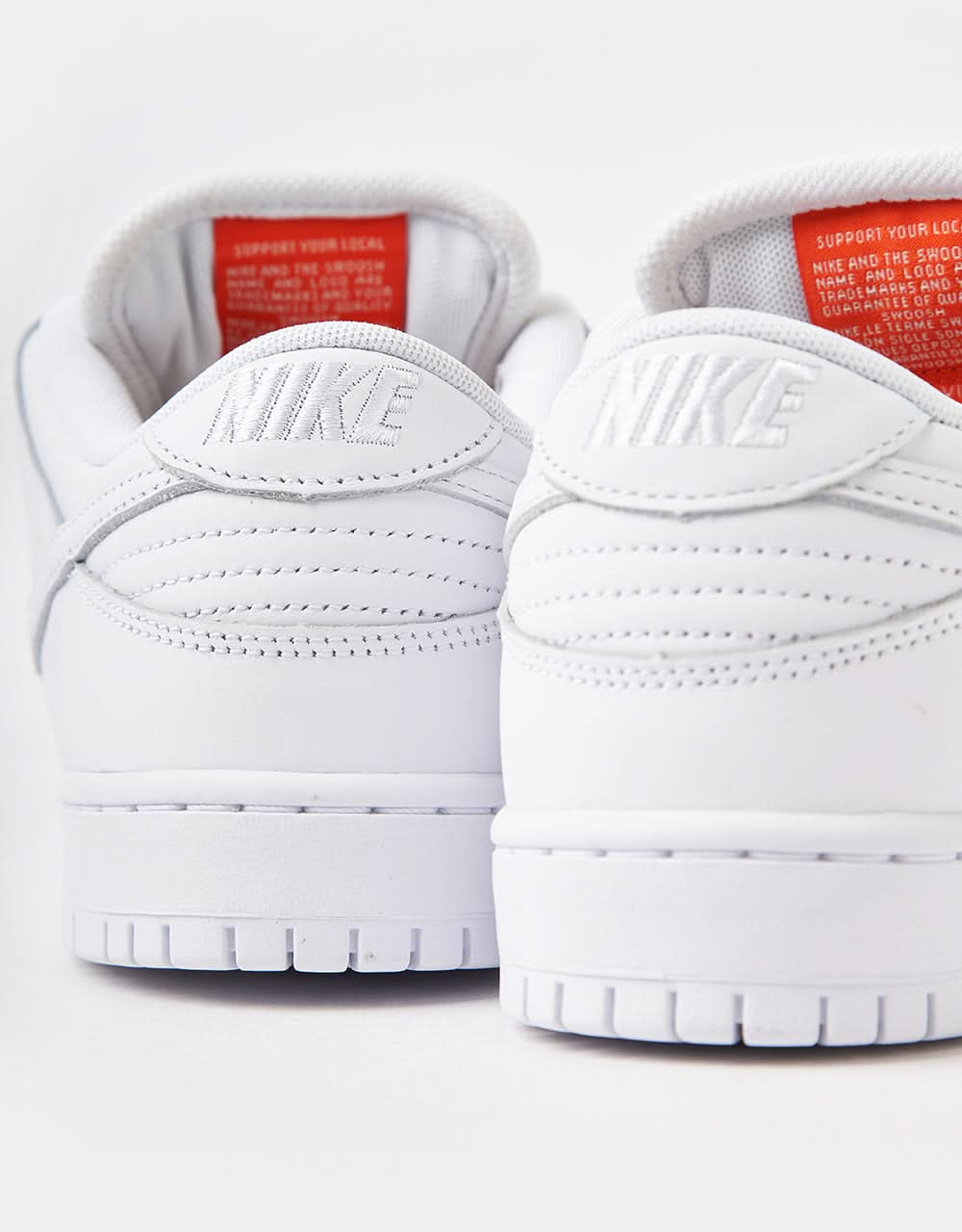 Nike SB 'Orange Label' Dunk Low Pro ISO Chaussures de skate - Blanc/Blanc-Blanc-Blanc