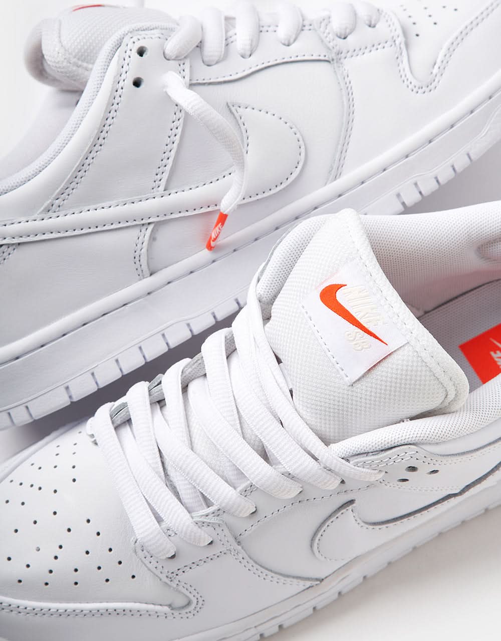 Nike SB 'Orange Label' Dunk Low Pro ISO Chaussures de skate - Blanc/Blanc-Blanc-Blanc