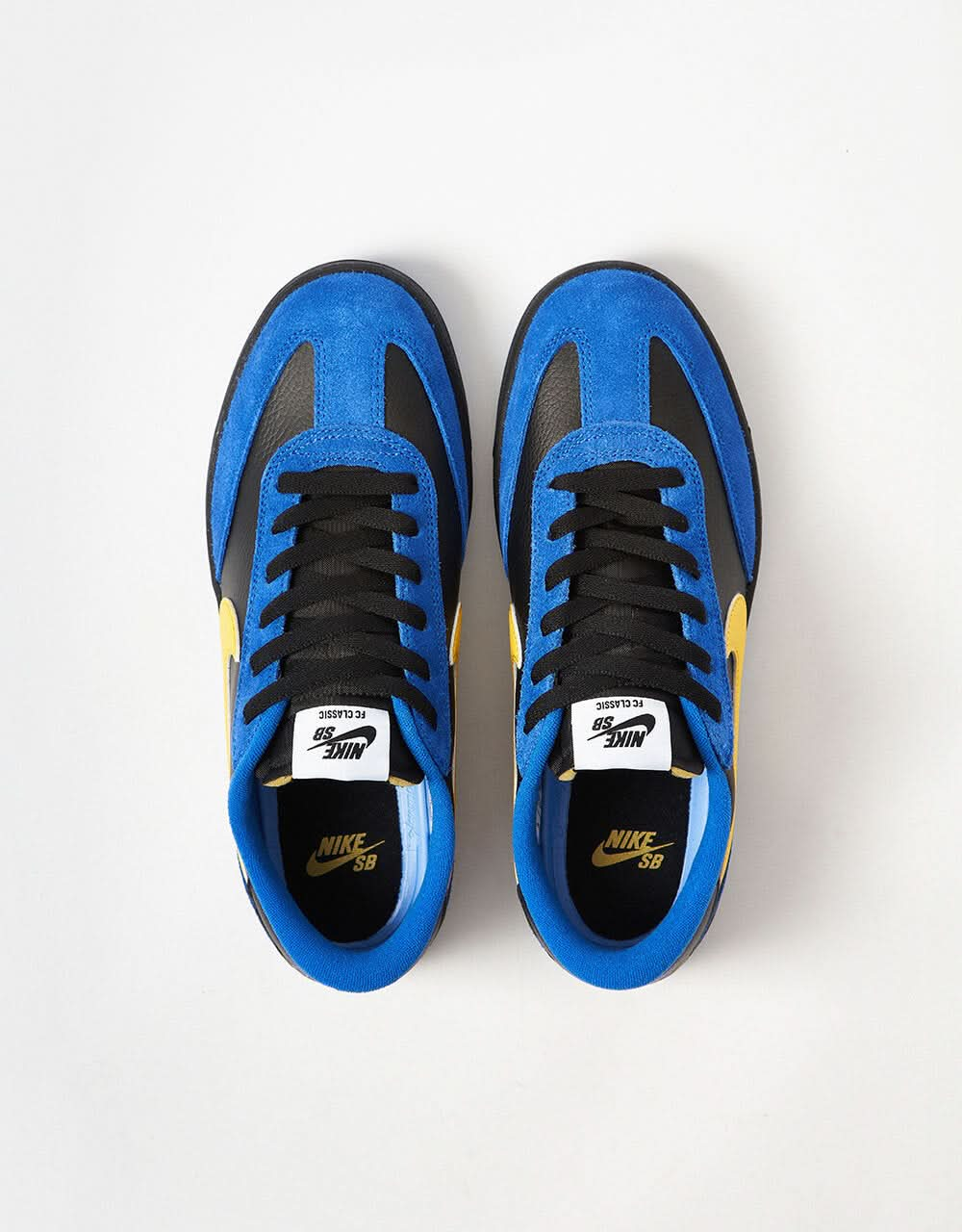 Nike SB FC Classic Skate Chaussures - Bleu Royal/Varsity Maize-Noir-Blanc