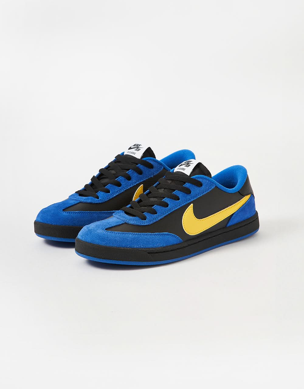 Nike SB FC Classic Skate Chaussures - Bleu Royal/Varsity Maize-Noir-Blanc