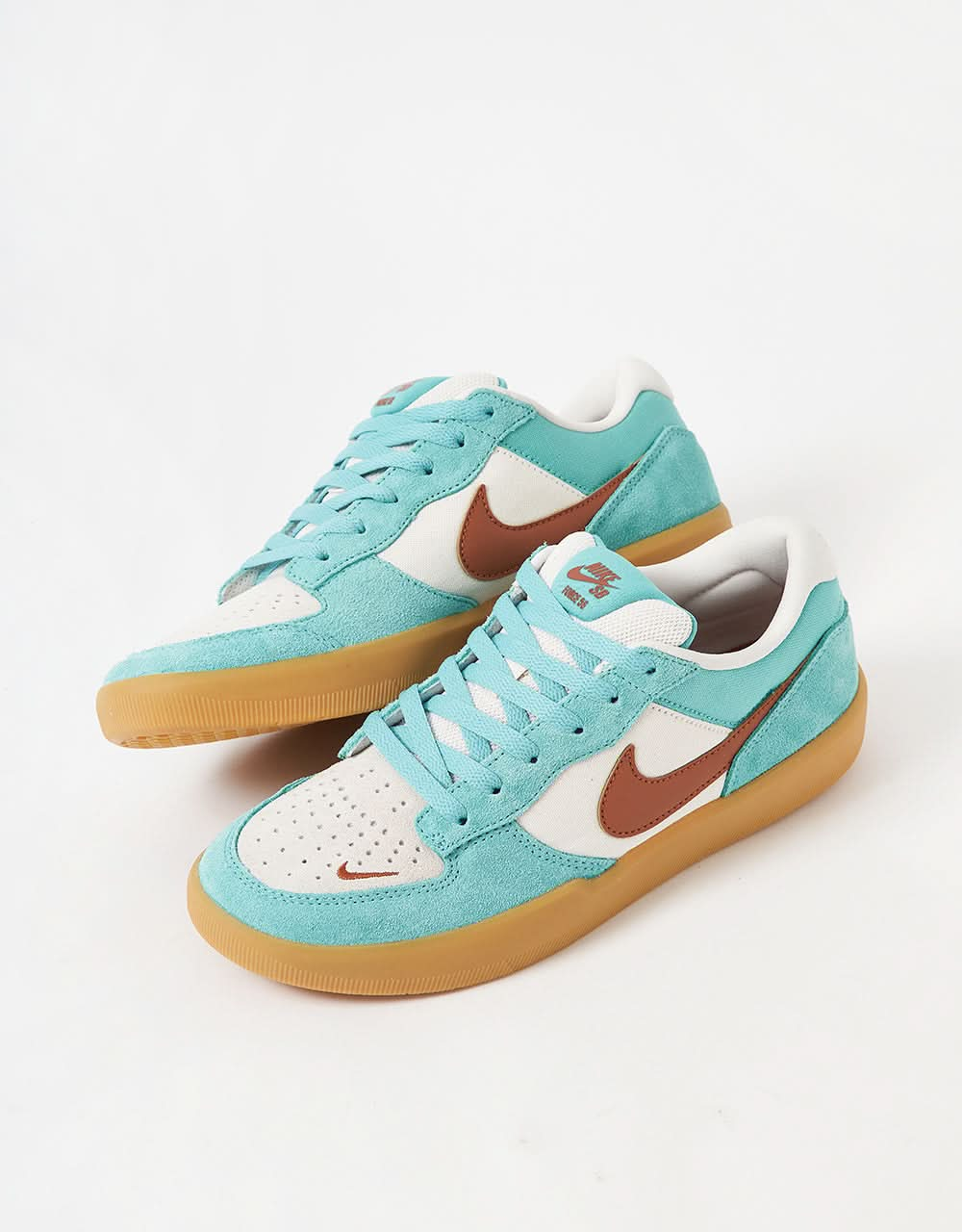 Nike SB Force 58 Chaussures de skate - Vert Frost/Dark Russet-Phantom