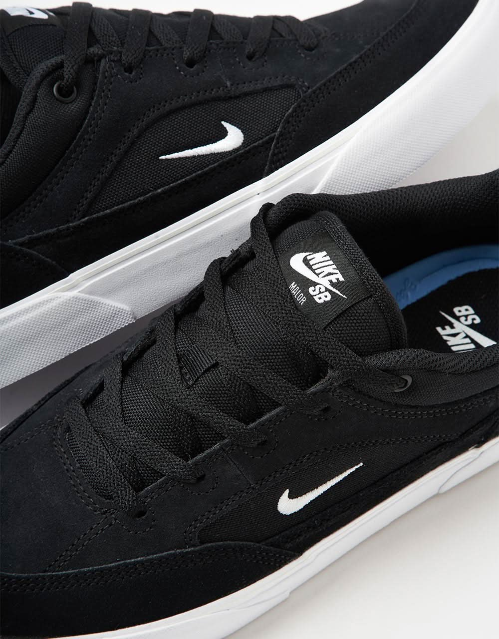 Scarpe da skate Nike SB Malor - Nero/Bianco-Nero-Bianco