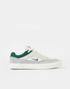 Nike SB Malor Skate Shoes - Platinum Tint/Fir-Wolf Grey-Summit White