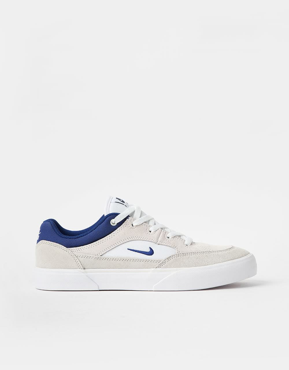 Scarpe da skate Nike SB Malor - Bianco/Blu Royal Profondo-Tinta Platino